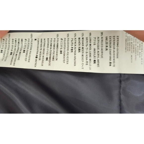 Sisley jacket size XS Lana Wool/Mohair - Picture 11 of 15